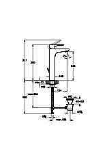 X Line A42326 Lavabo Bataryası,sifon Kumandalı,krom